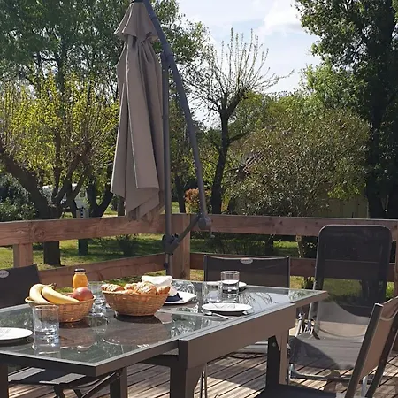 Mobil Sur Pilotis - Terrasse - Api-1-52-1058 Campingplatz