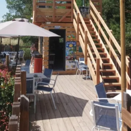 Campingplatz Mobil Sur Pilotis - Terrasse - Api-1-52-1058 *
