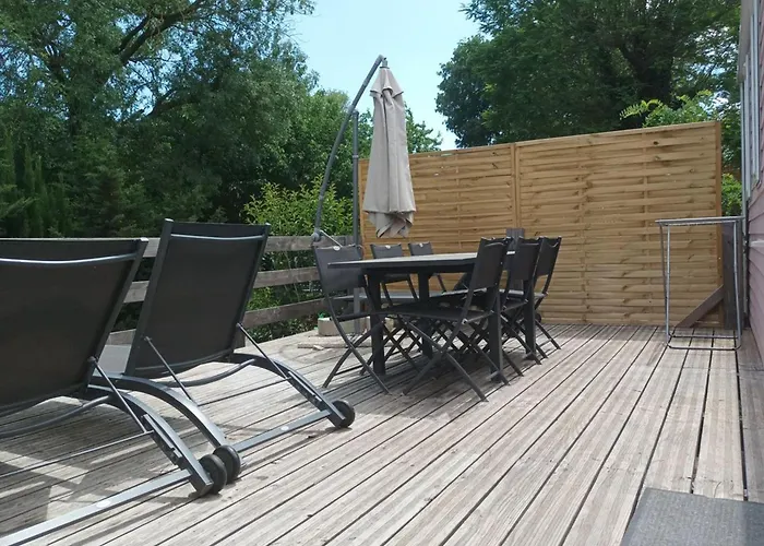 Mobil Sur Pilotis - Terrasse - Api-1-52-1058 Campingplatz Roquebrune-sur Argens